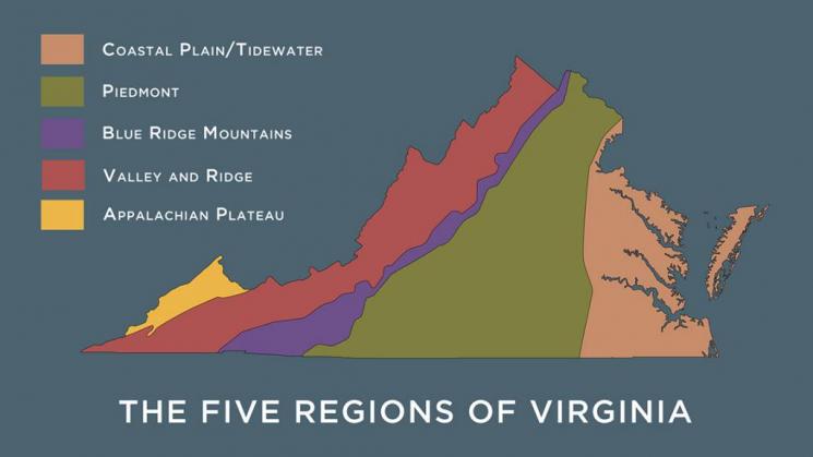 Geografi & Lingkungan, Sains & Teknologi di Wilayah Virginia
